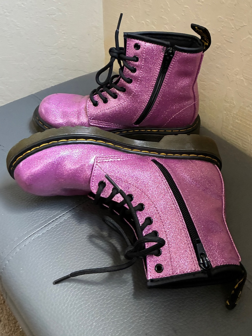 Dr. Martens 1460 Glitter boots Size 3